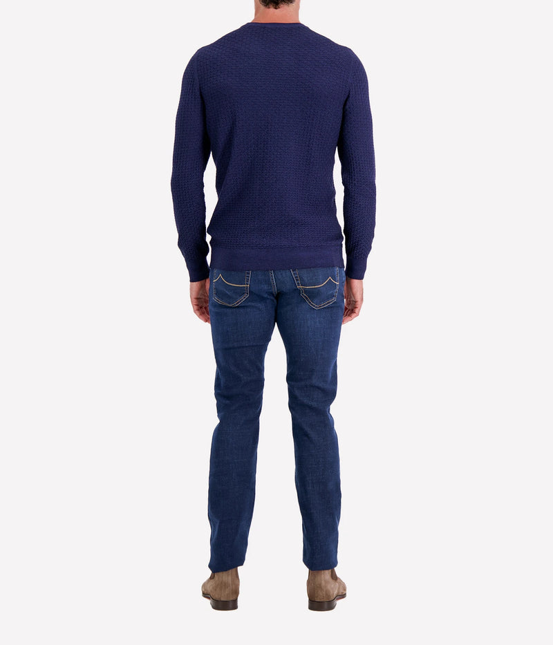 Crew Longsleeve in Royal Blue