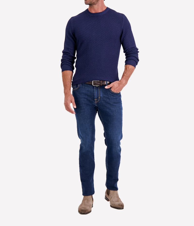 Crew Longsleeve in Royal Blue