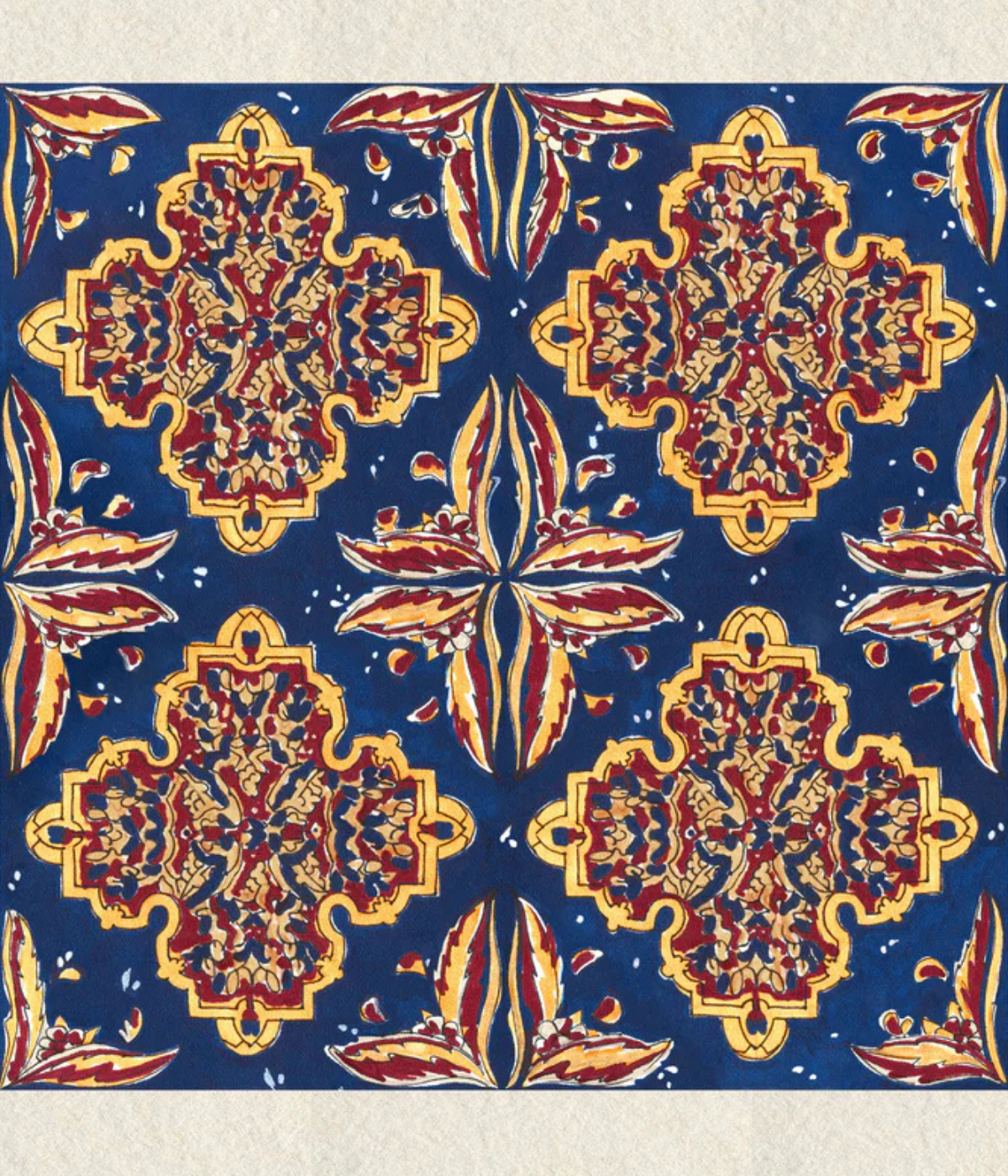 Classico Rivisitato Blu in Blue Red