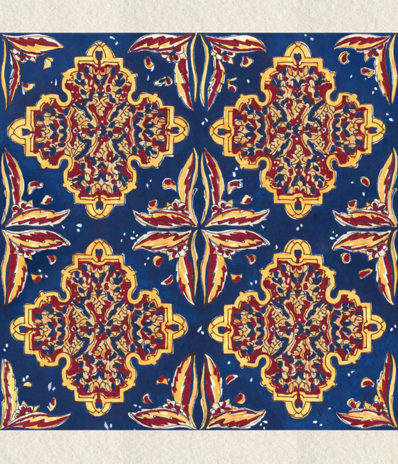 Classico Rivisitato Blu in Blue Red