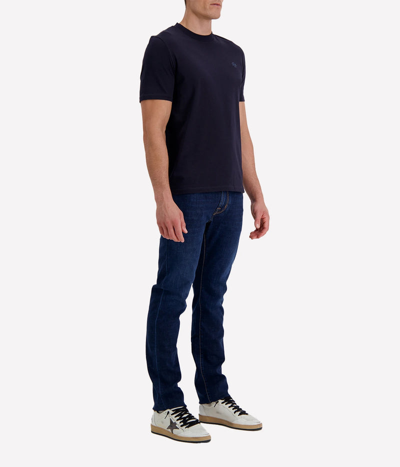 Girocollo Costina T-Shirt in Navy Blue