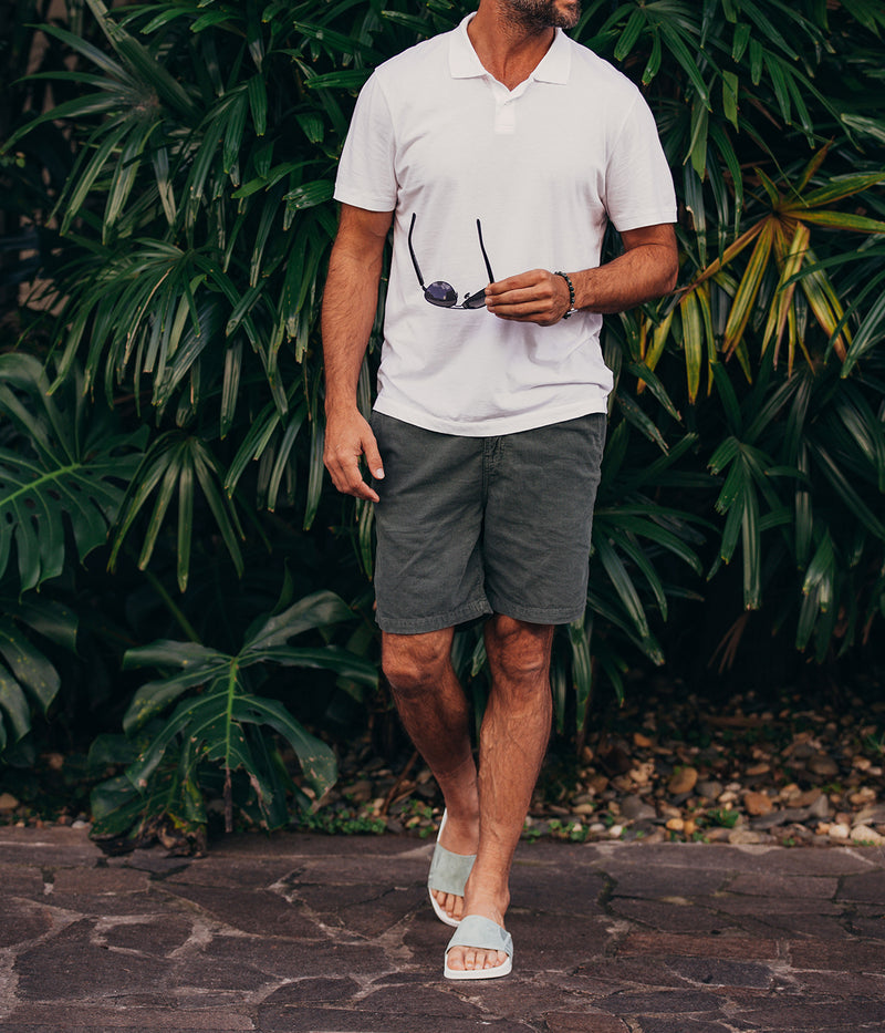 Gimmy Woven Short in Moss