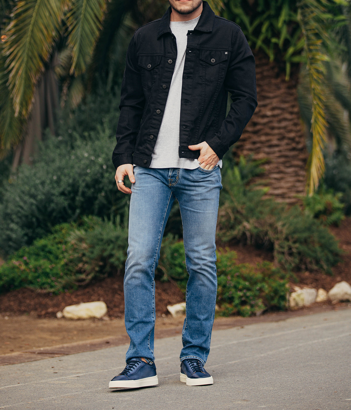 Dart Jacket in Fathom