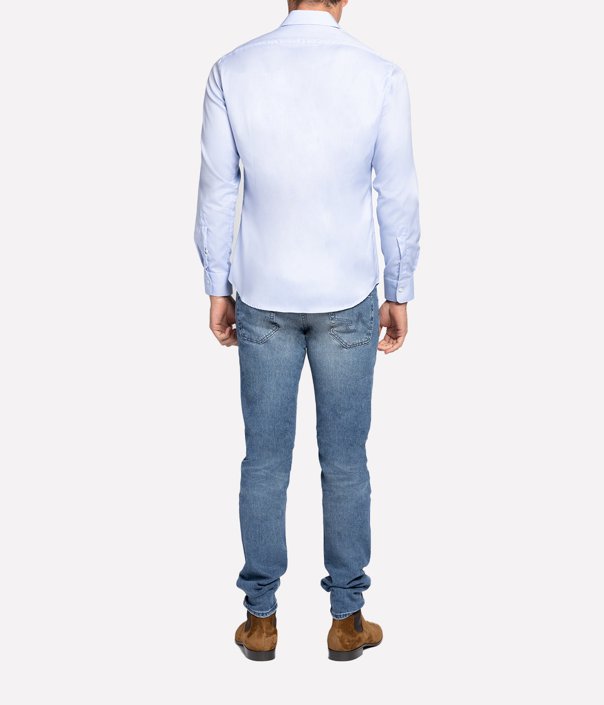 Slim Fit Business Shirt in Light Blue