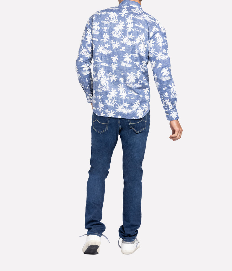 Storm Woven Shirt in Navy