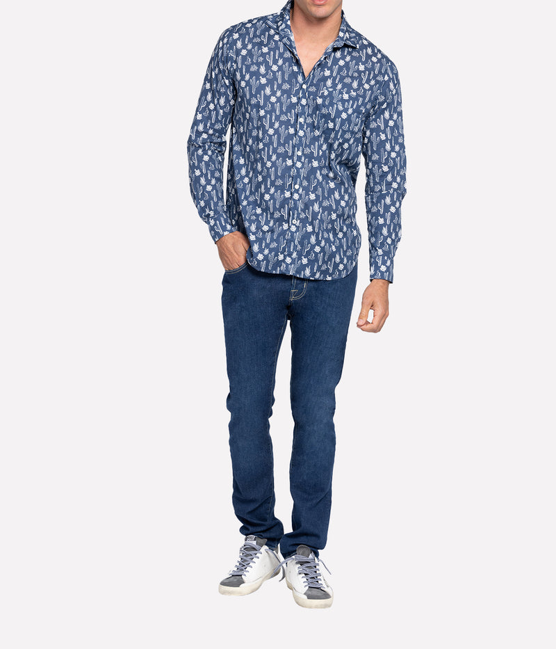 Storm Woven Shirt in Navy