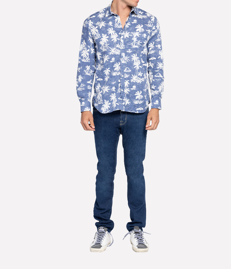 Storm Woven Shirt in Navy