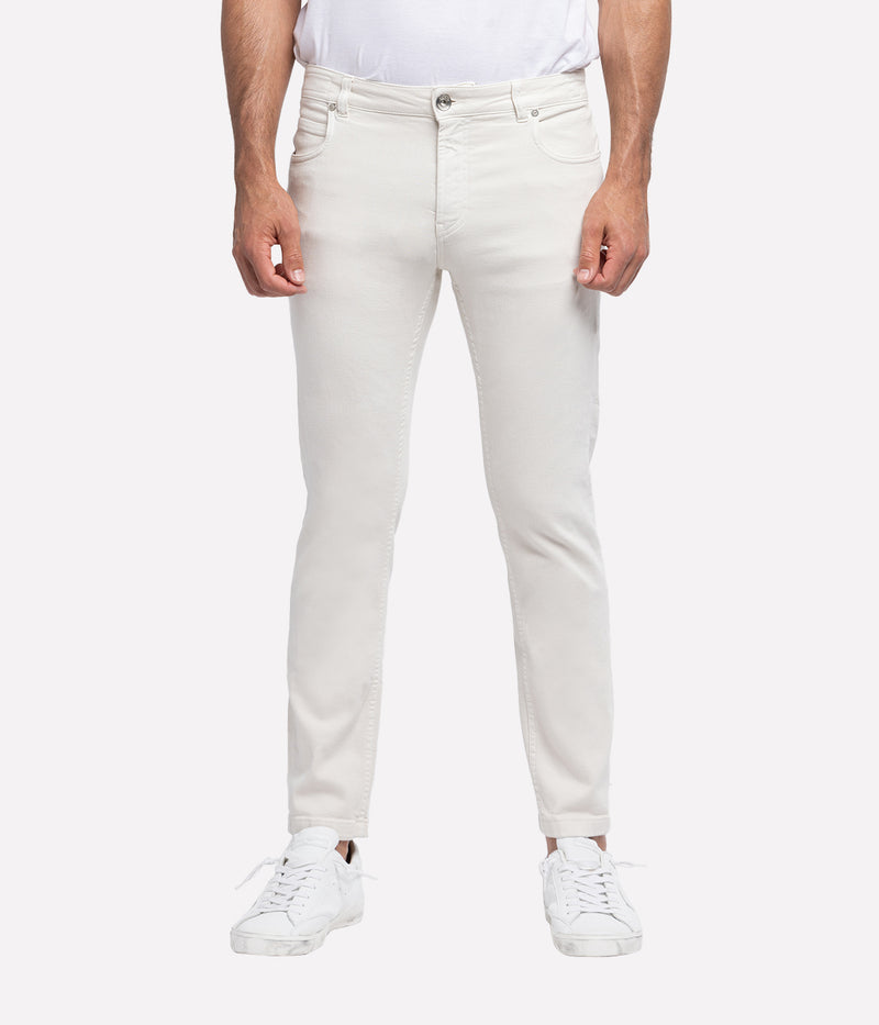5 Pocket Jeans in Powder
