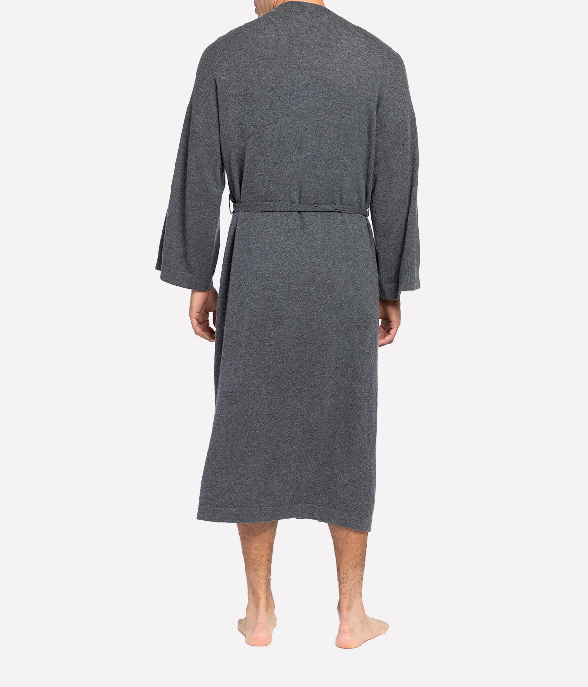 Mens Robe in Charcoal