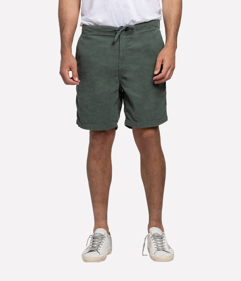 Gimmy Woven Short in Moss