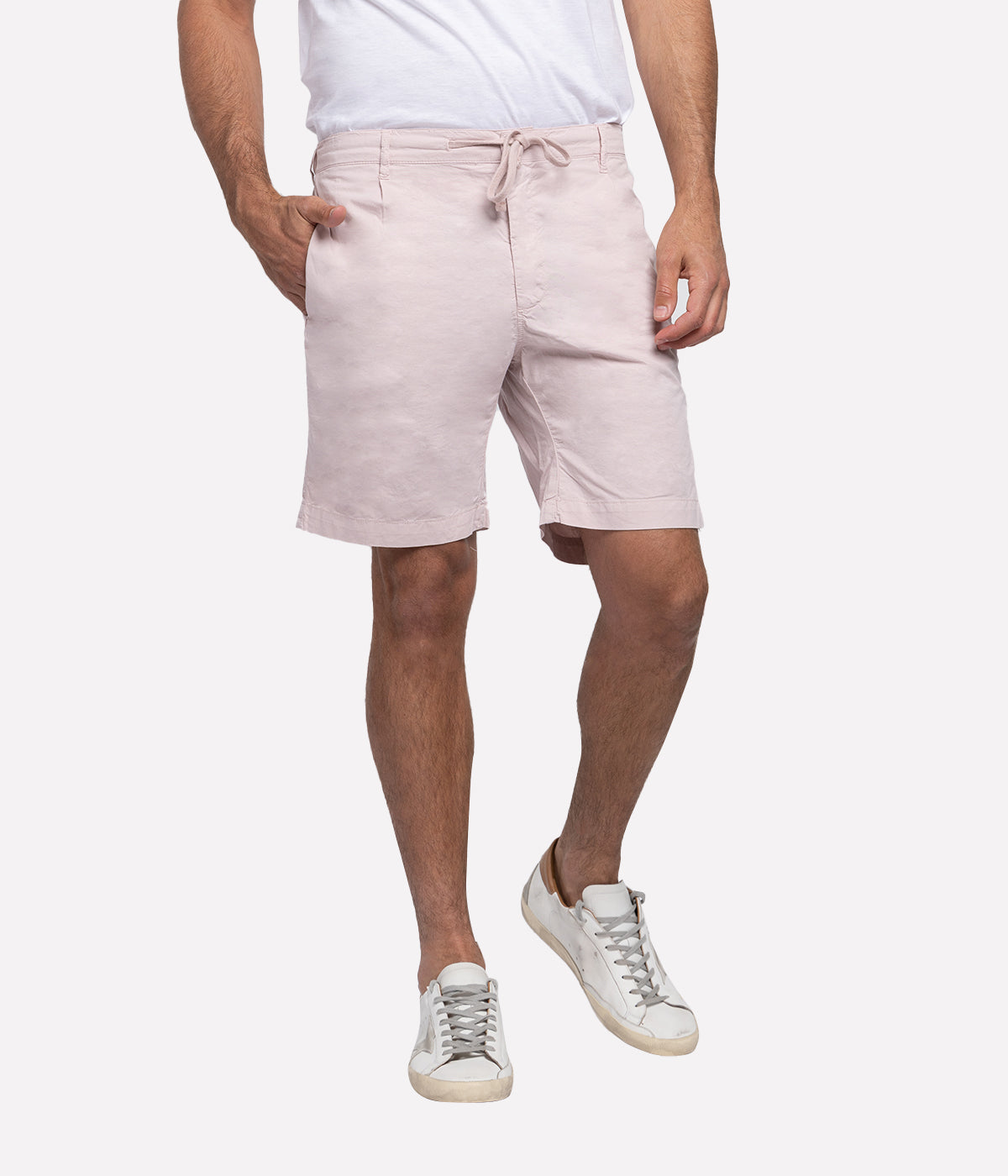 Tank Woven Shorts in Faded Pink