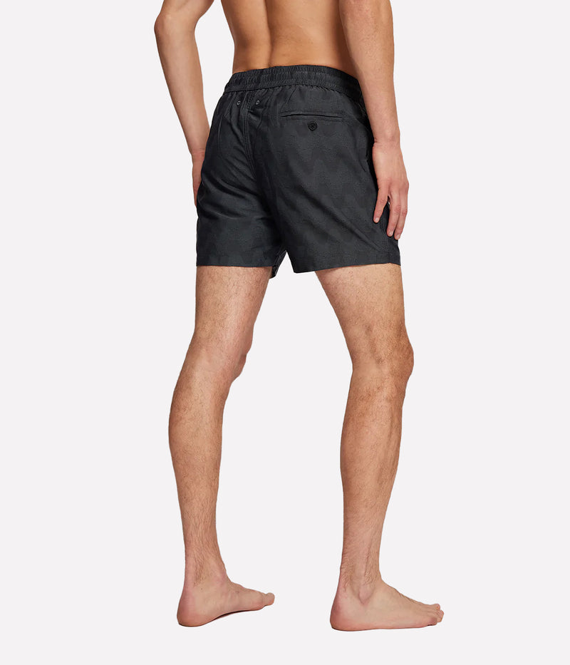 Sport Swim Short Copacabana Jacquard in Rock Grey