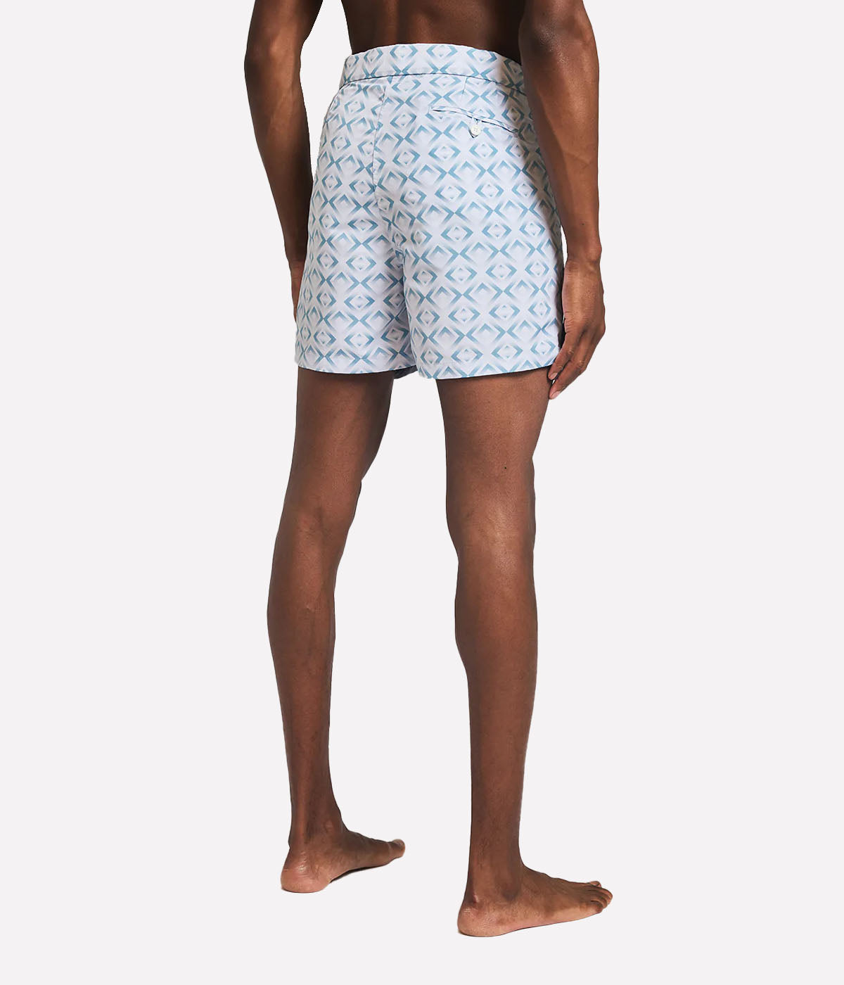 *FINAL SALE* Tailored Swim Short Angra Ombre Print in Cool Blue