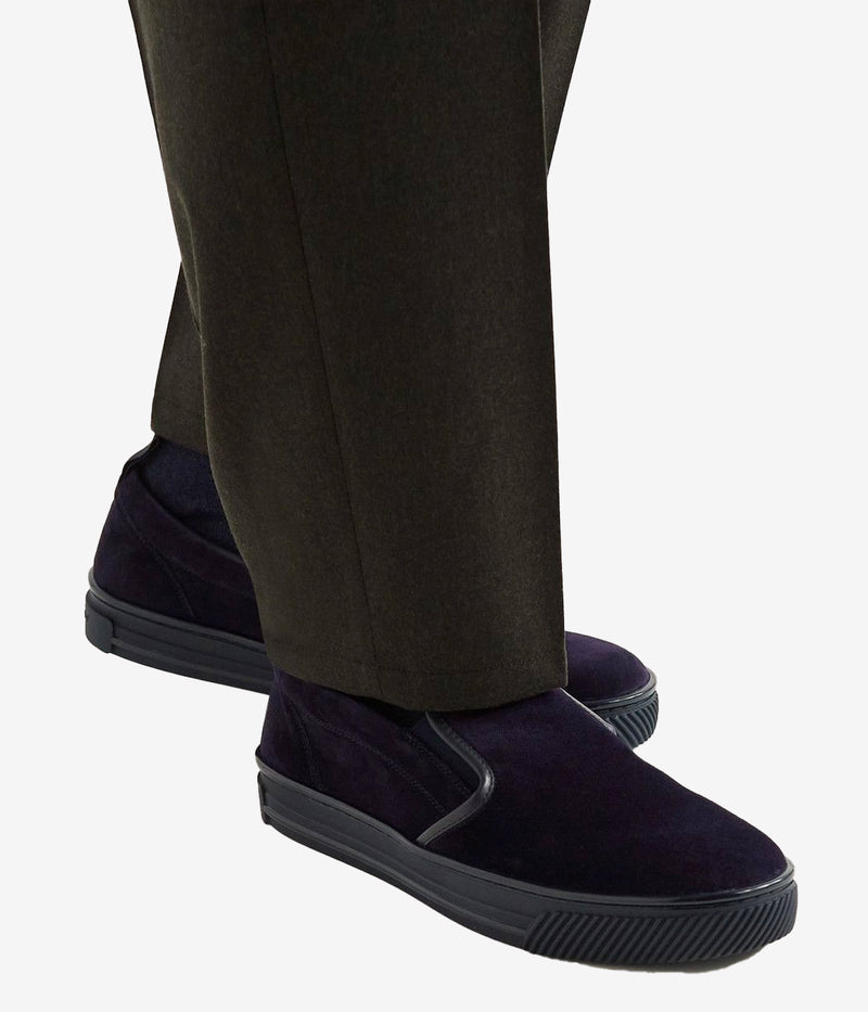 360 Slip On in Denim Suede