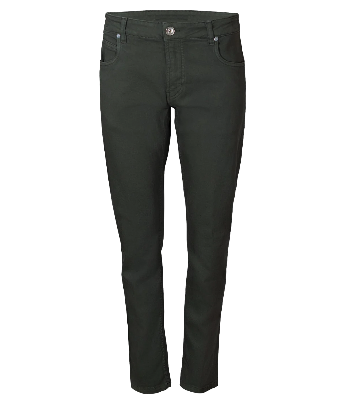 5 Pocket Jeans in Military Green