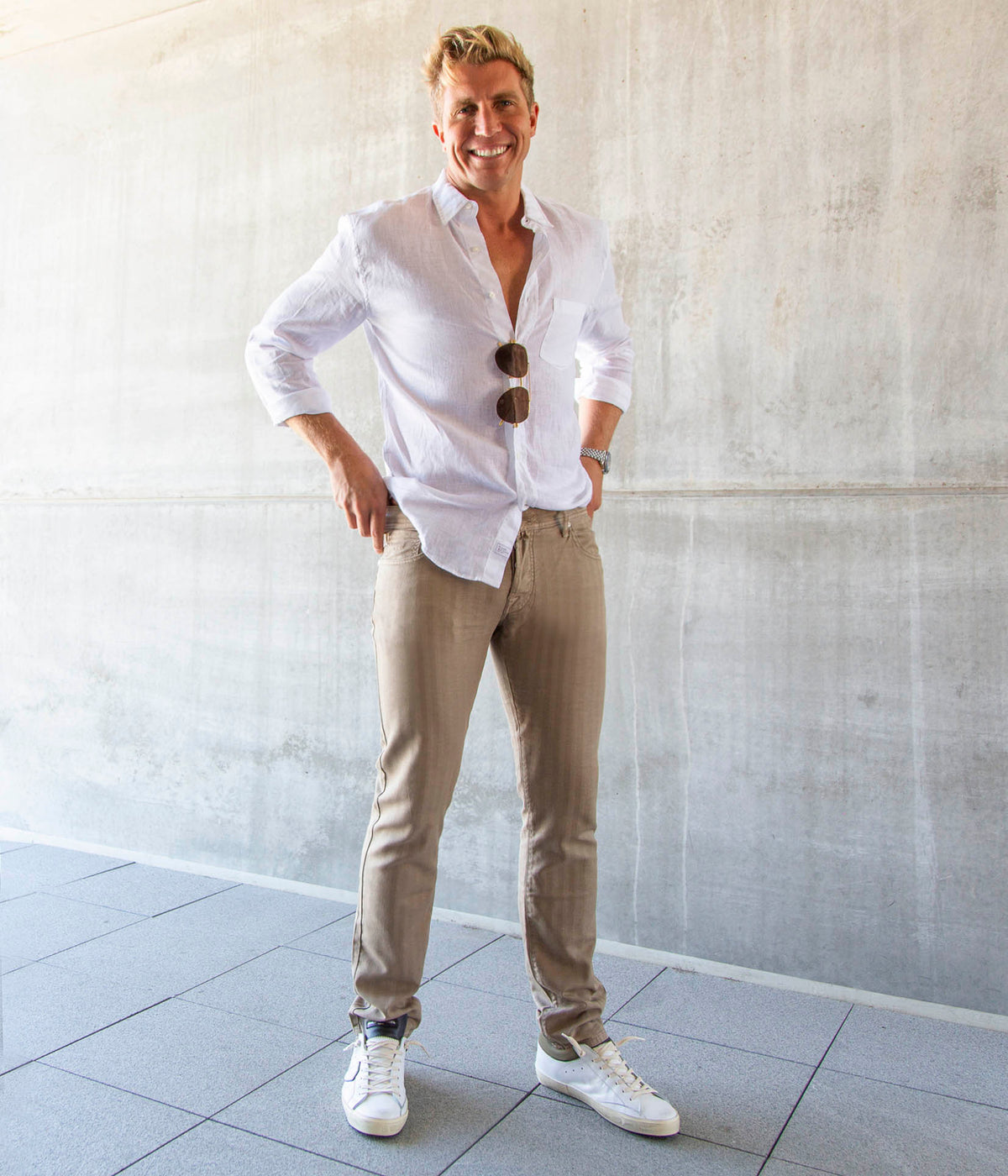 Pisa Denim in Corda Beige