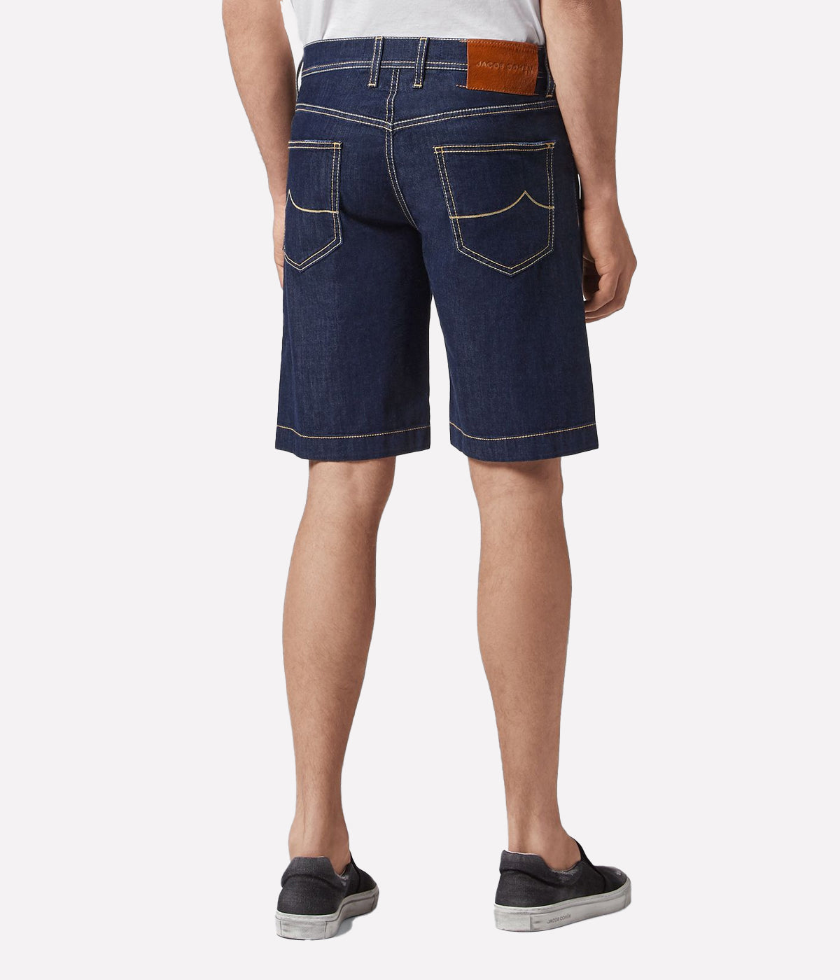 Bermuda 5 Pocket Slim Fit Shorts in Blue