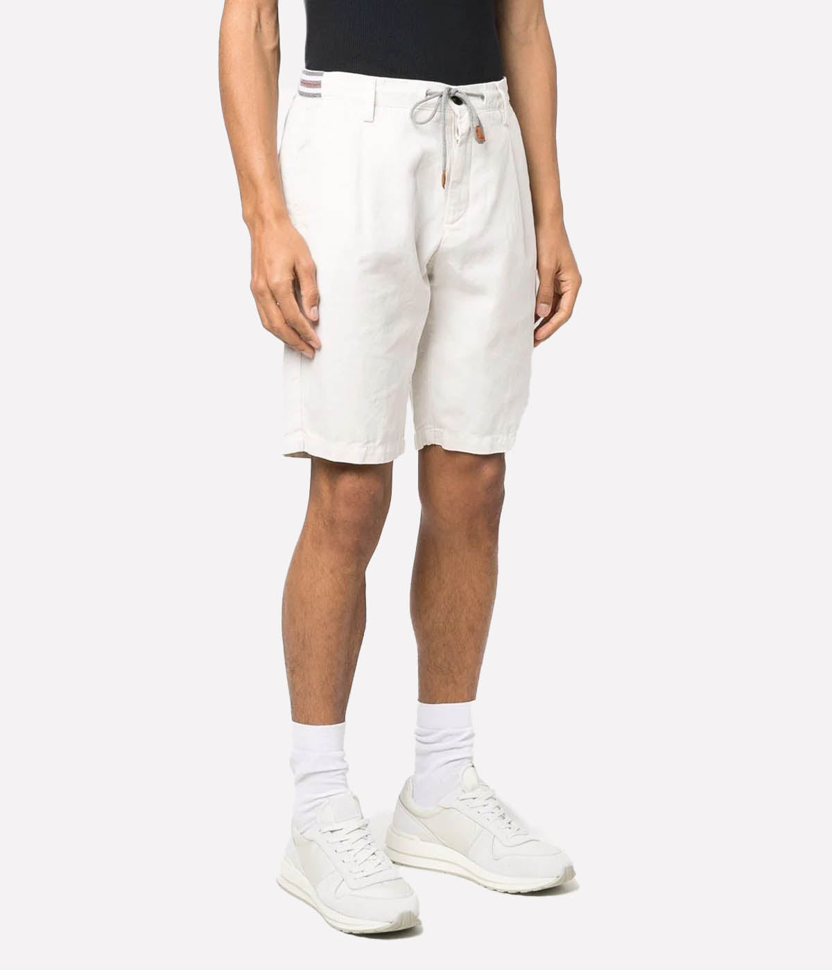 Bermuda Jogger Short in Bianco