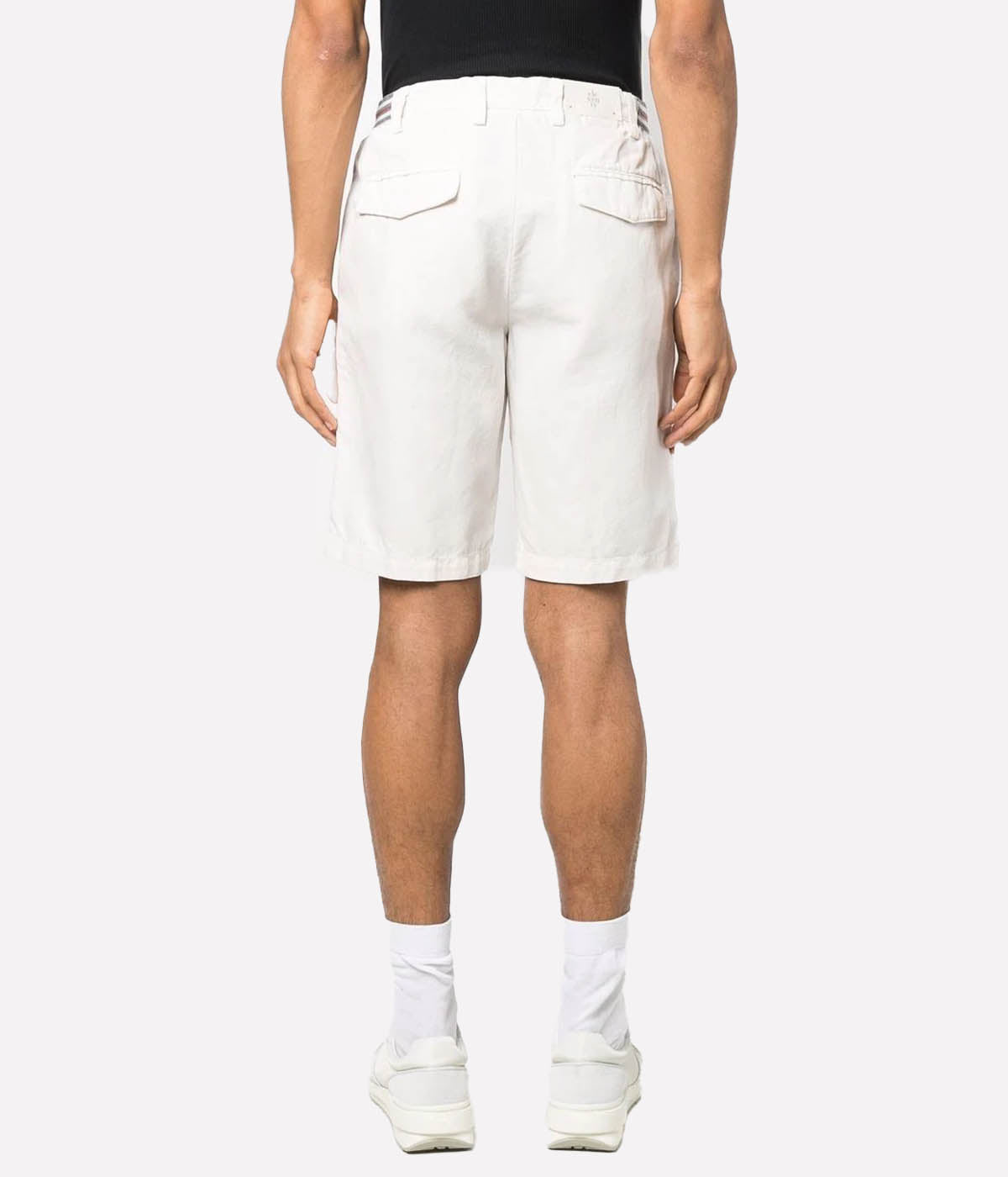 Bermuda Jogger Short in Bianco