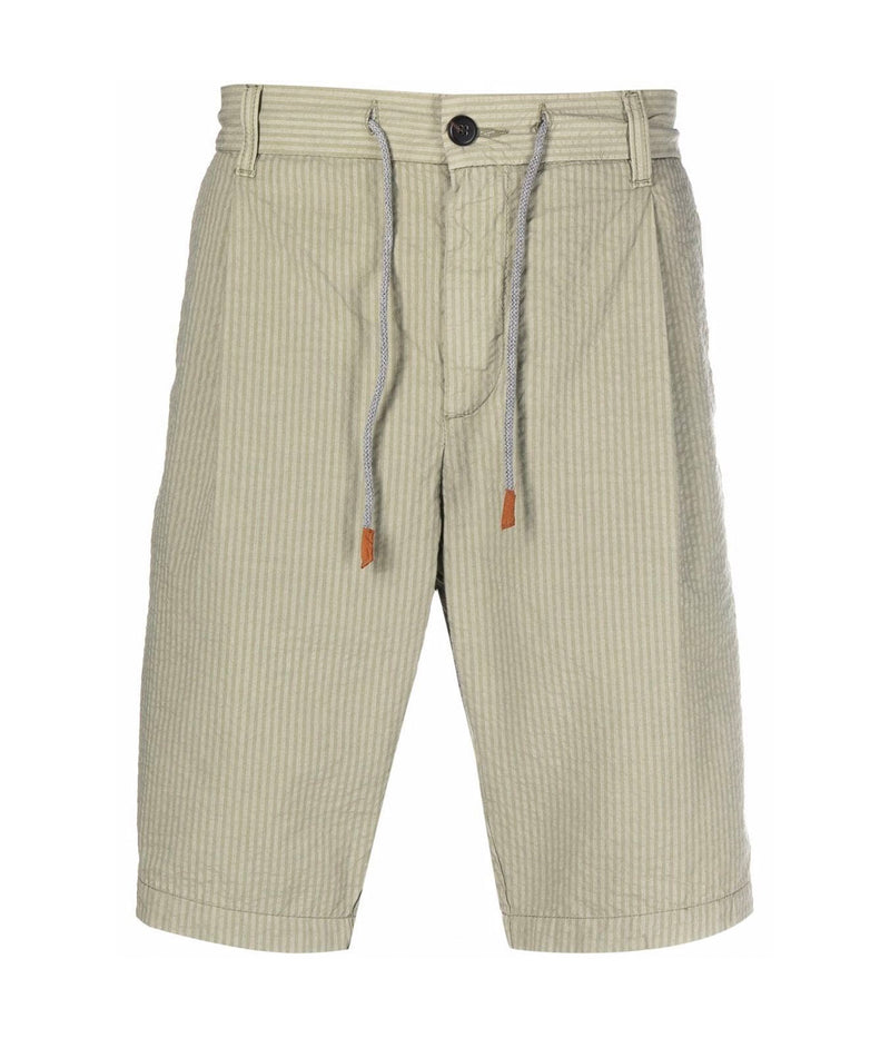 Bermuda Jogger Shorts in Military Green