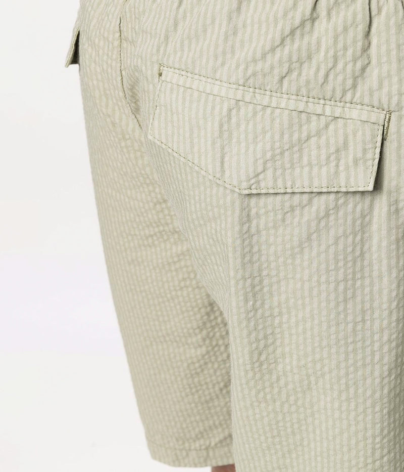 Bermuda Jogger Shorts in Military Green