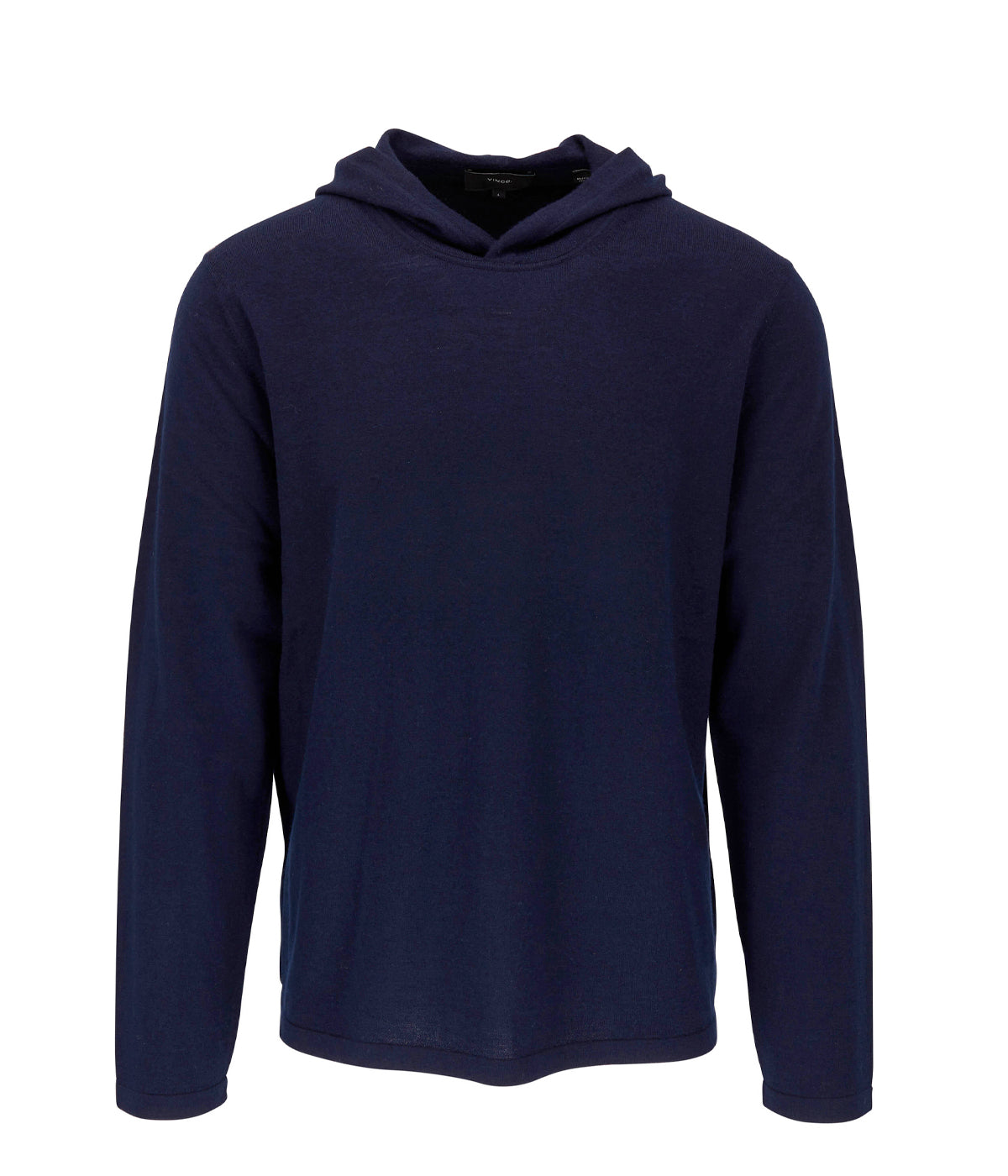 Cashmere Pull Over Hoodie in Coastal Blue