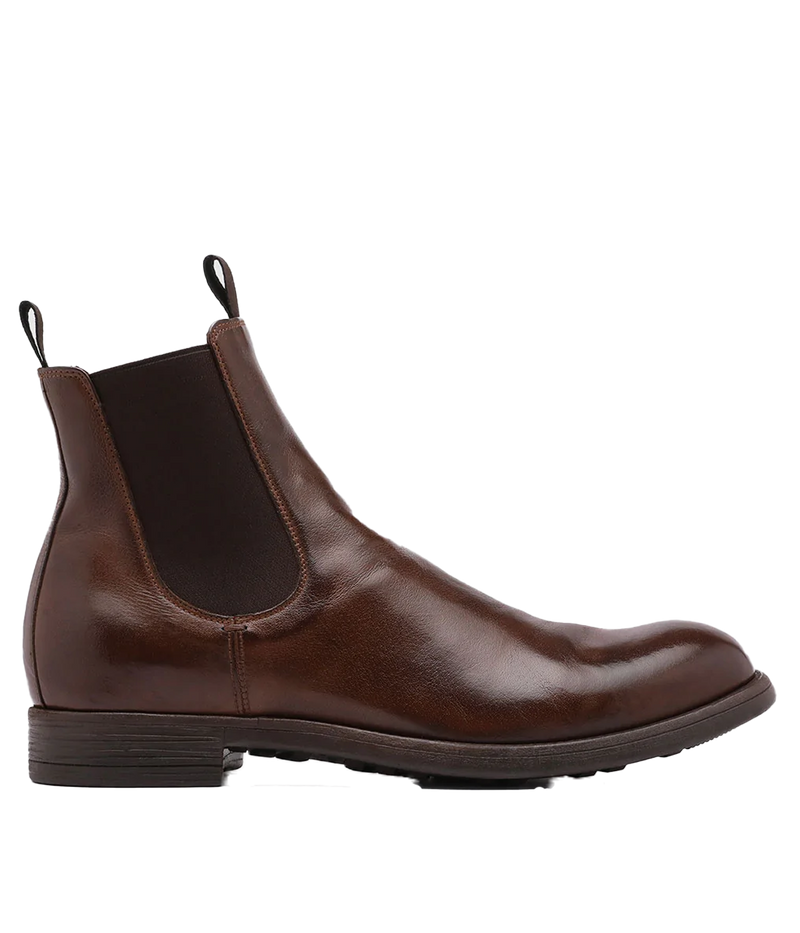 Chronicle Leather Chelsea Boots in Cigar