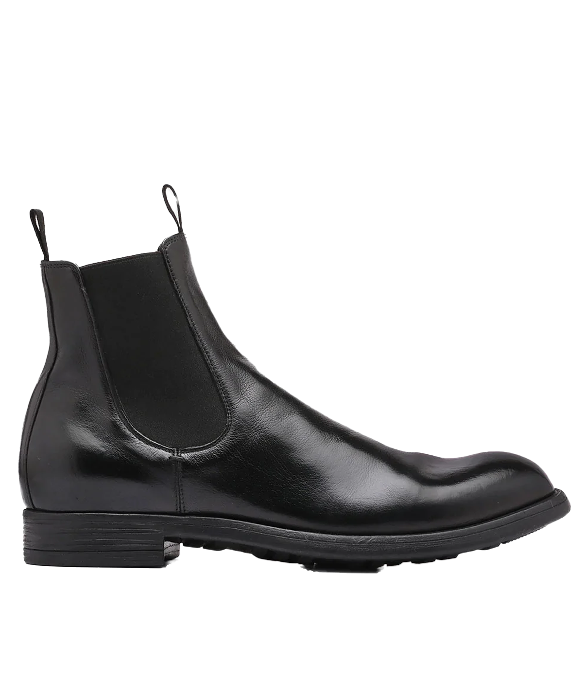 Chronicle Leather Chelsea Boots in Nero