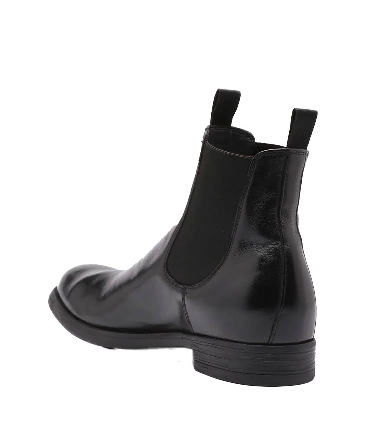 Chronicle Leather Chelsea Boots in Nero