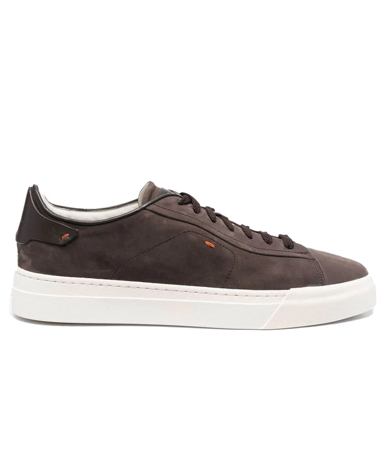 Drubbbing Suede Sneakers in Dark Brown