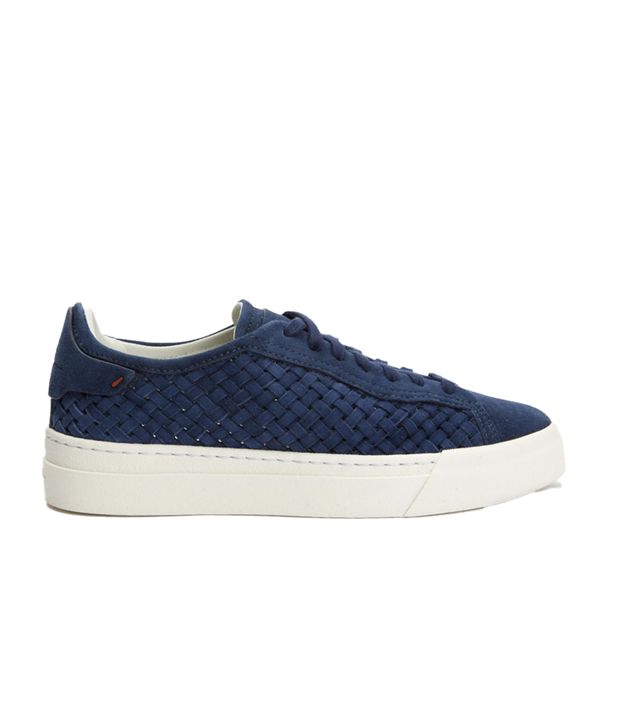 Dynamic Sneakers in Velour & Blue