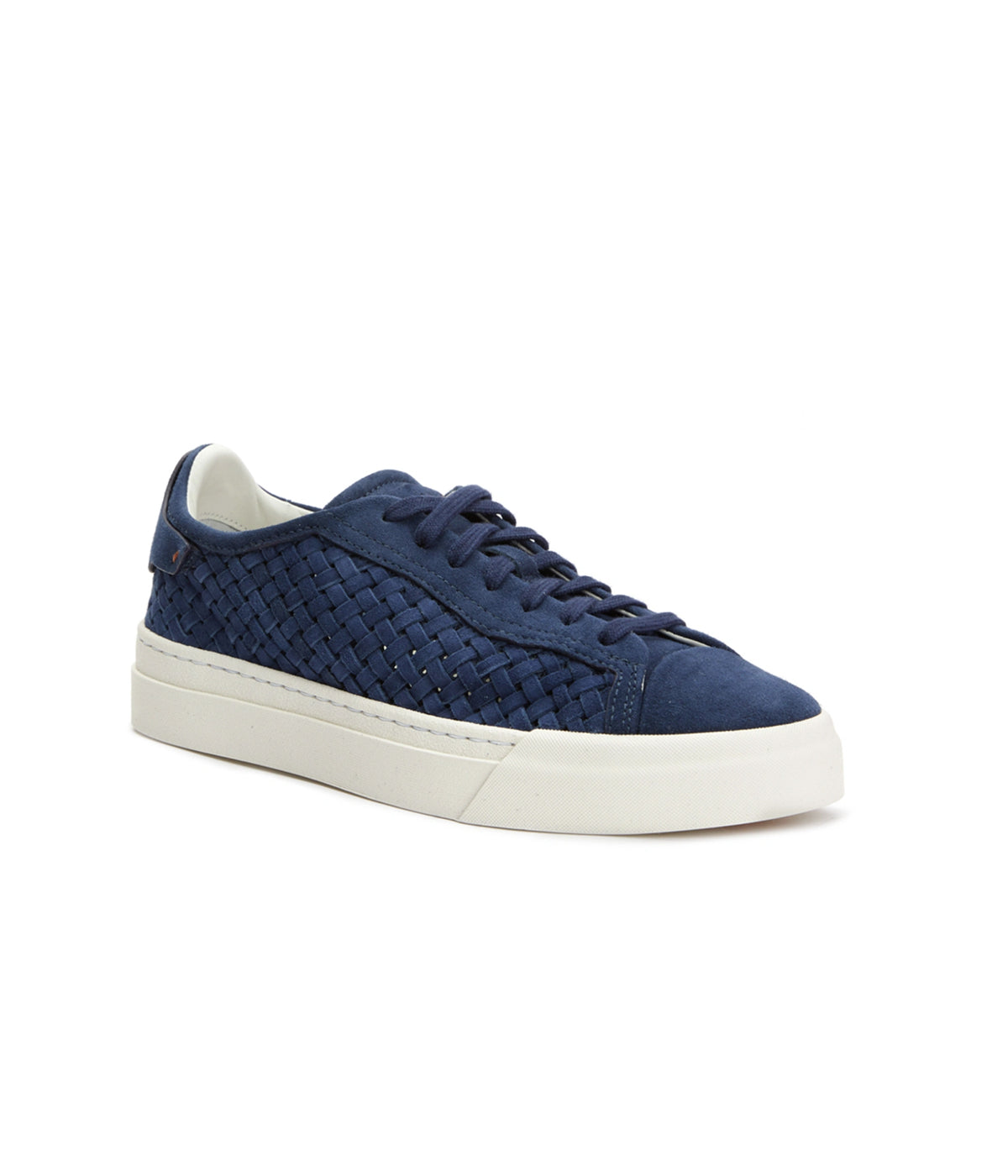 Dynamic Sneakers in Velour & Blue