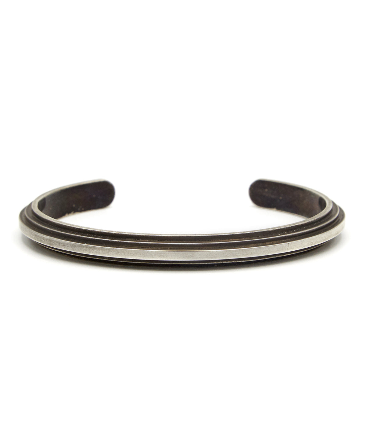 Equinox Cuff Round in Silver