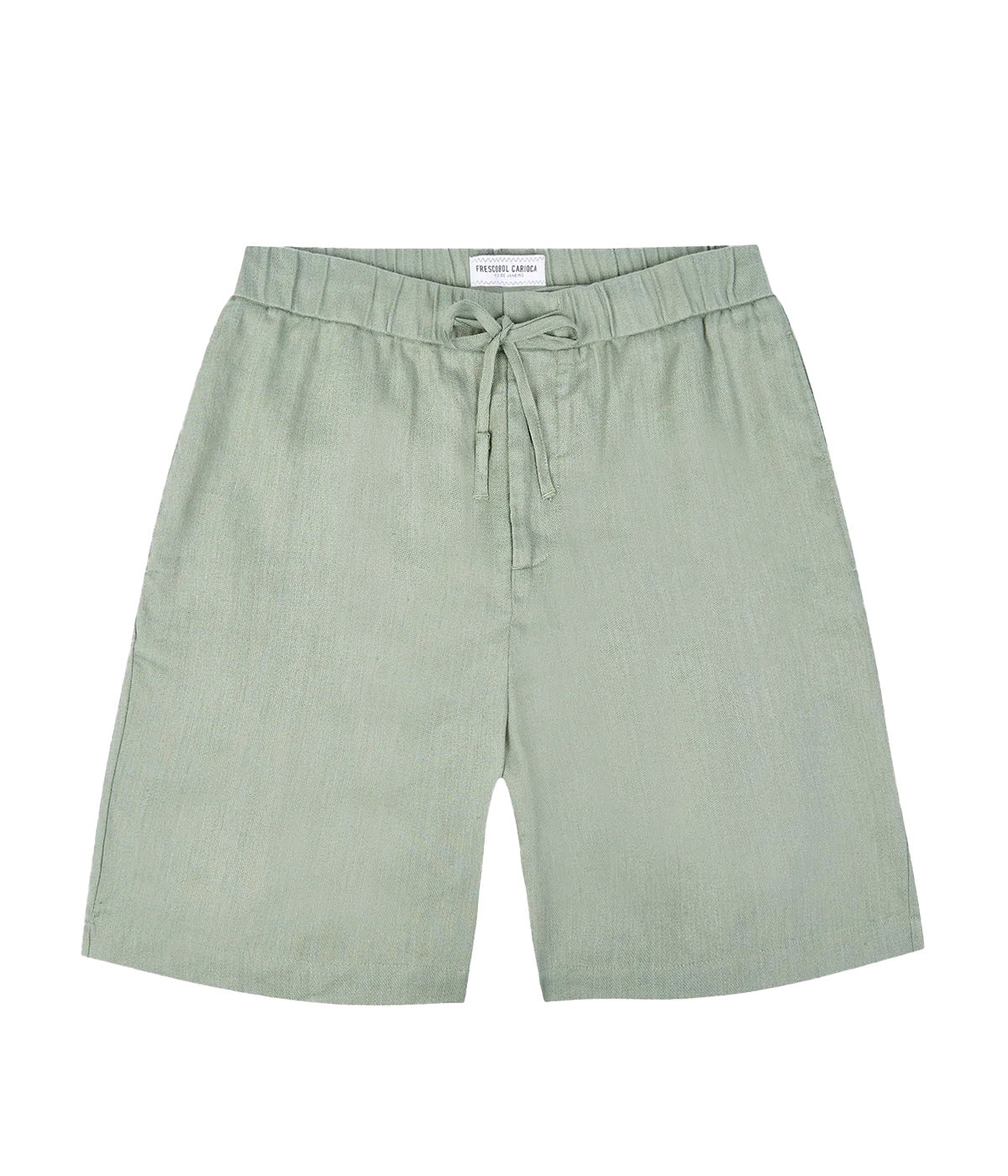 Felipe Linen Short in Fir Green