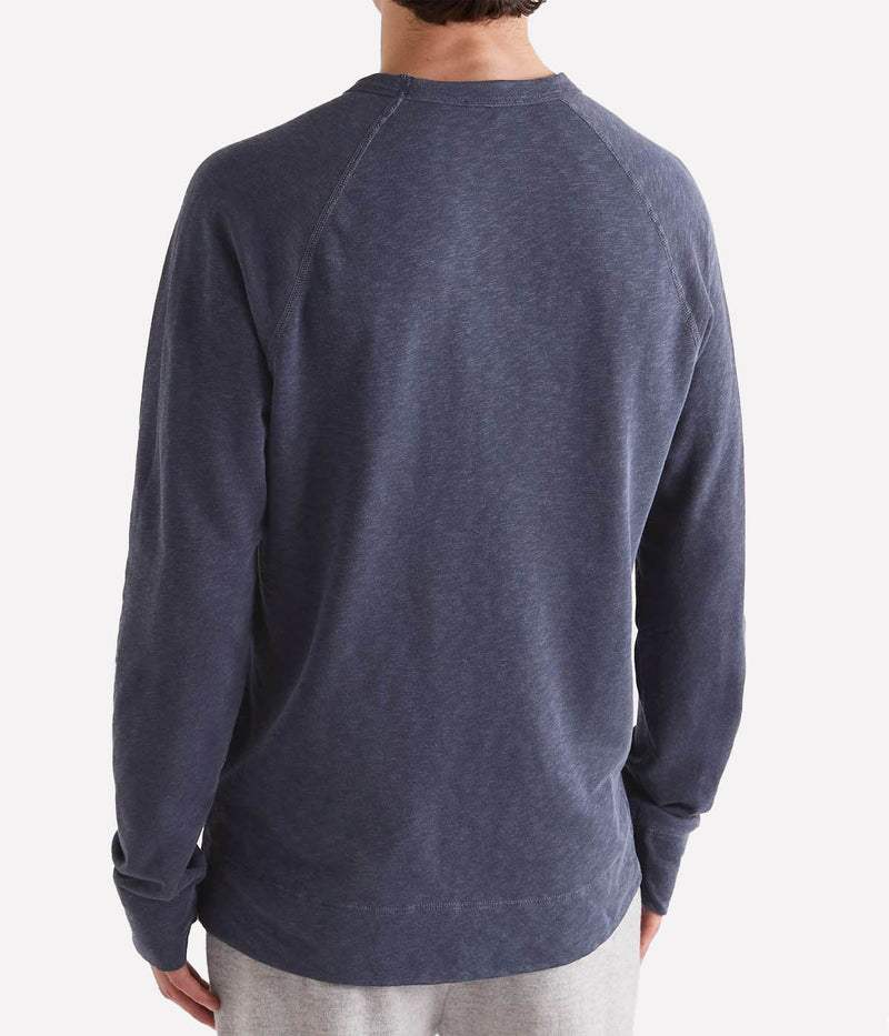 French Terry Raglan Sweatshirt in Deep Pigment