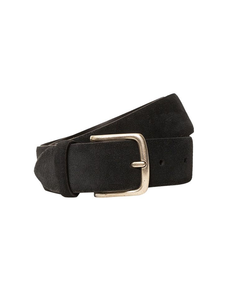 Velour Belt in Nero