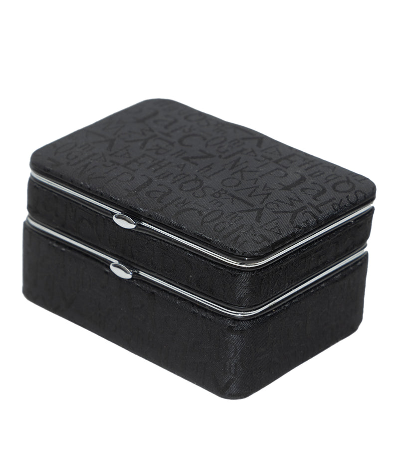 5 Piece Manicure Set in Black Leather