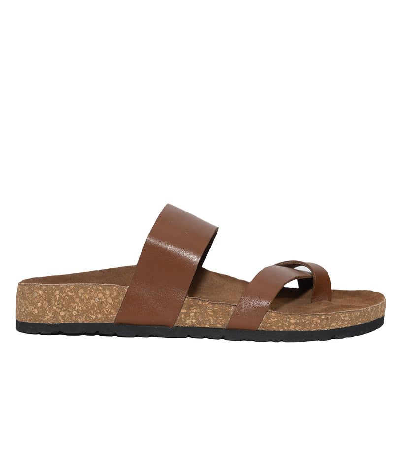 Sandal Leather Shoes in Brown