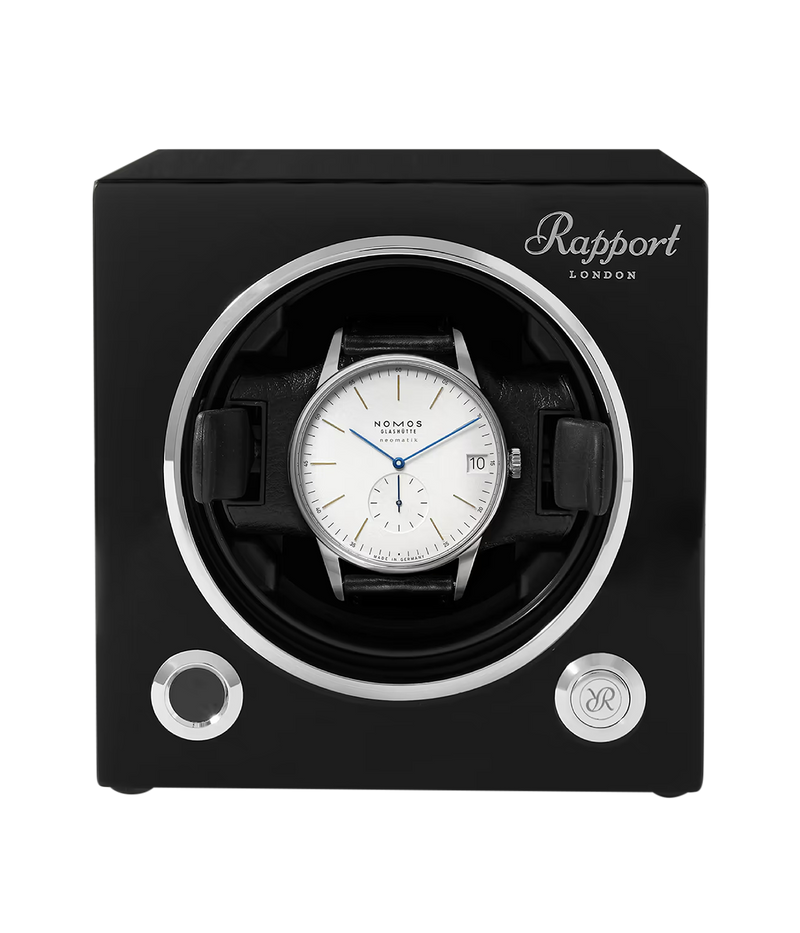 Evolution Cube Watch Winder in Black