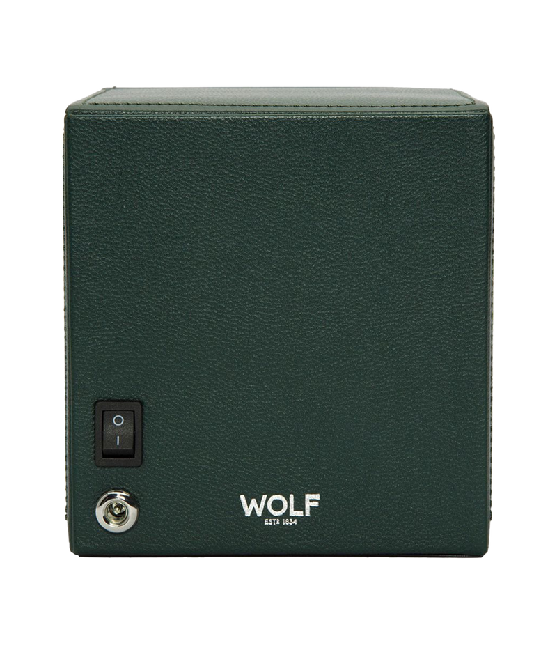 Evolution Cube Watch Winder in Racing Green