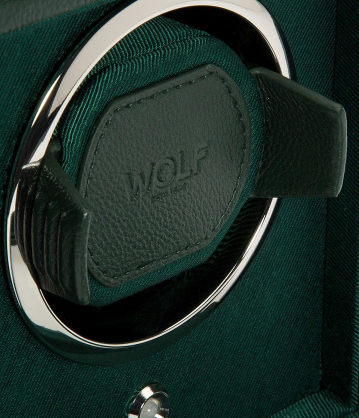 Evolution Cube Watch Winder in Racing Green