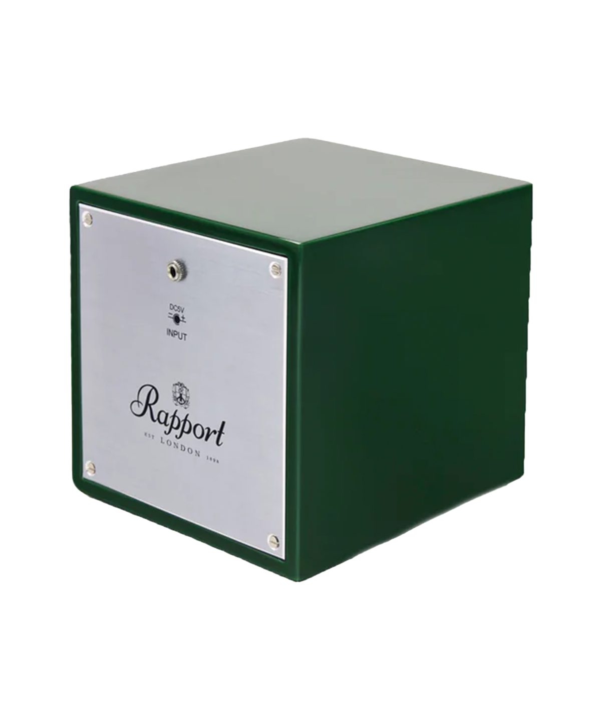 Evolution Cube Watch Winder in Racing Green