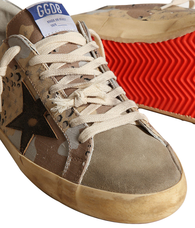 Super-Star Camouflage Ripstop in Desert Camouflage Silver