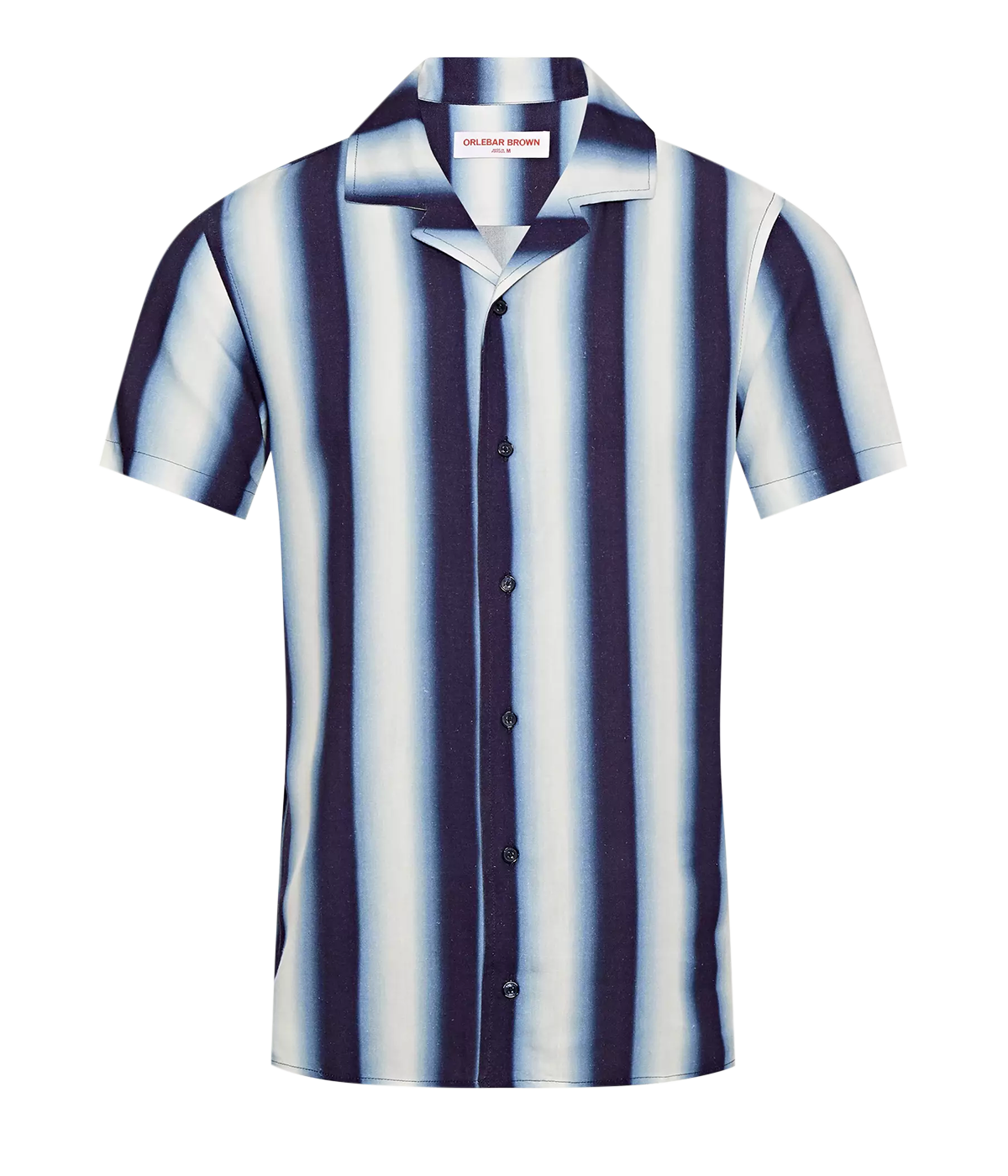 Hibbert Mirage Stripe Shirt in Night Iris & Cloud