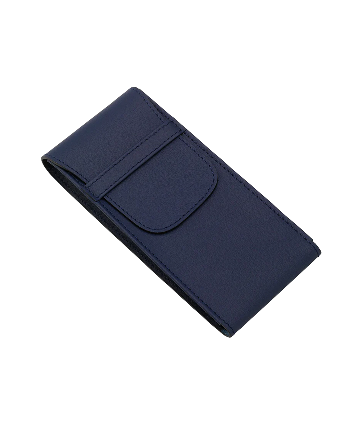 Hyde Park Single Watch Pouch in Navy Blue