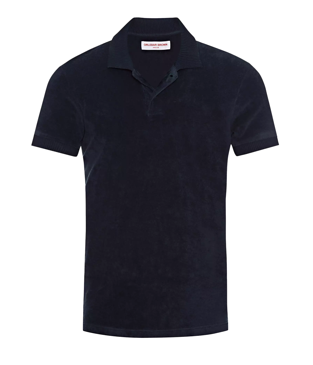Jarret Towelling Polo in Night Iris