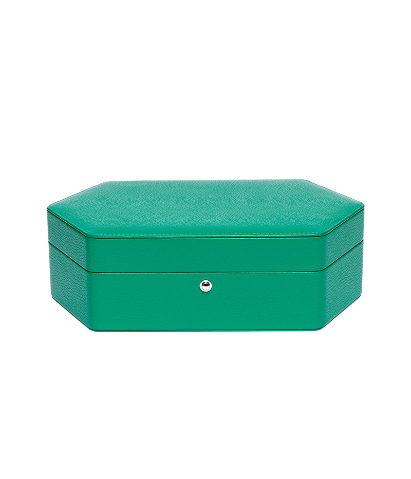 Portobello Three Watch Box in Jungle Green