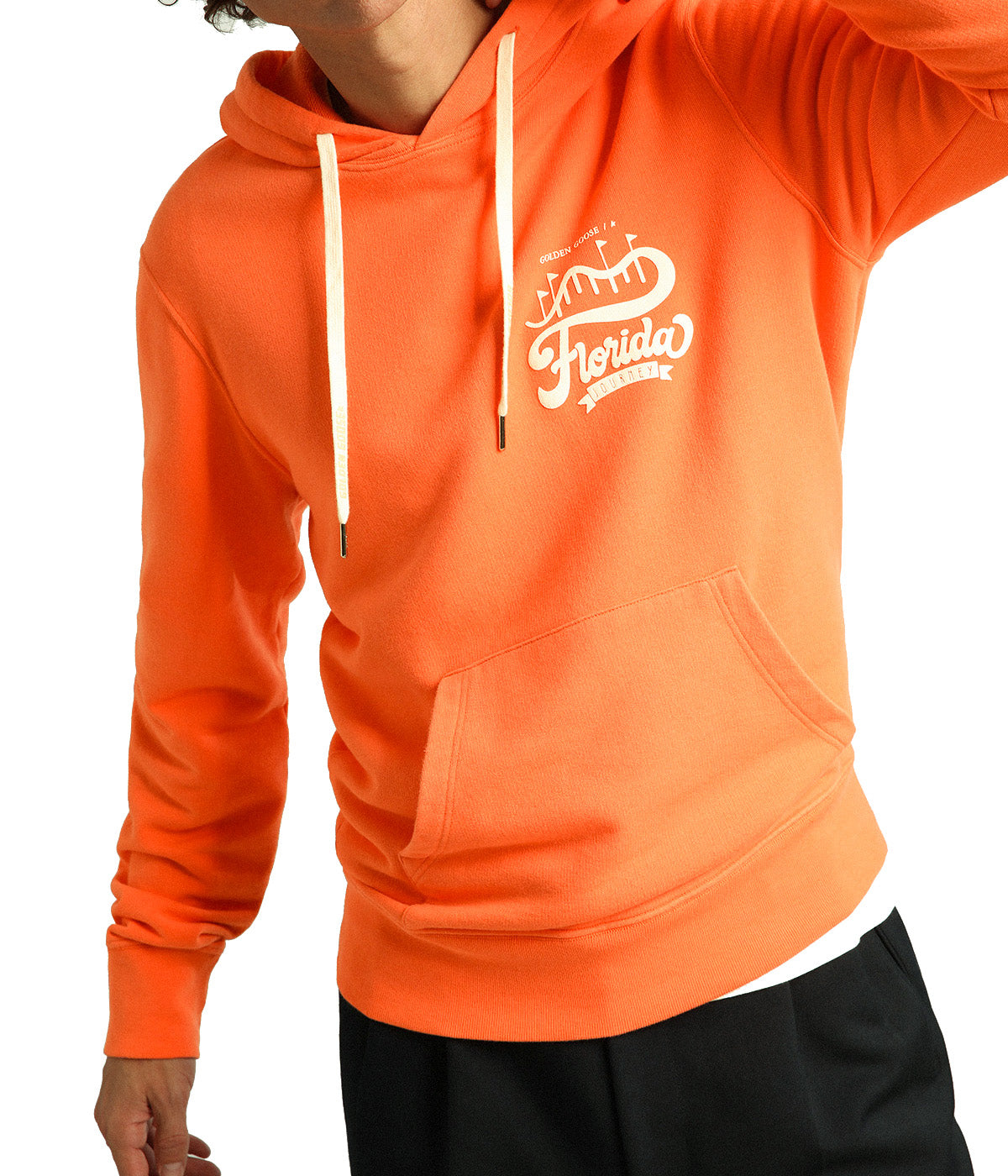 Journey Sweatshirt in Coral & Papyrus