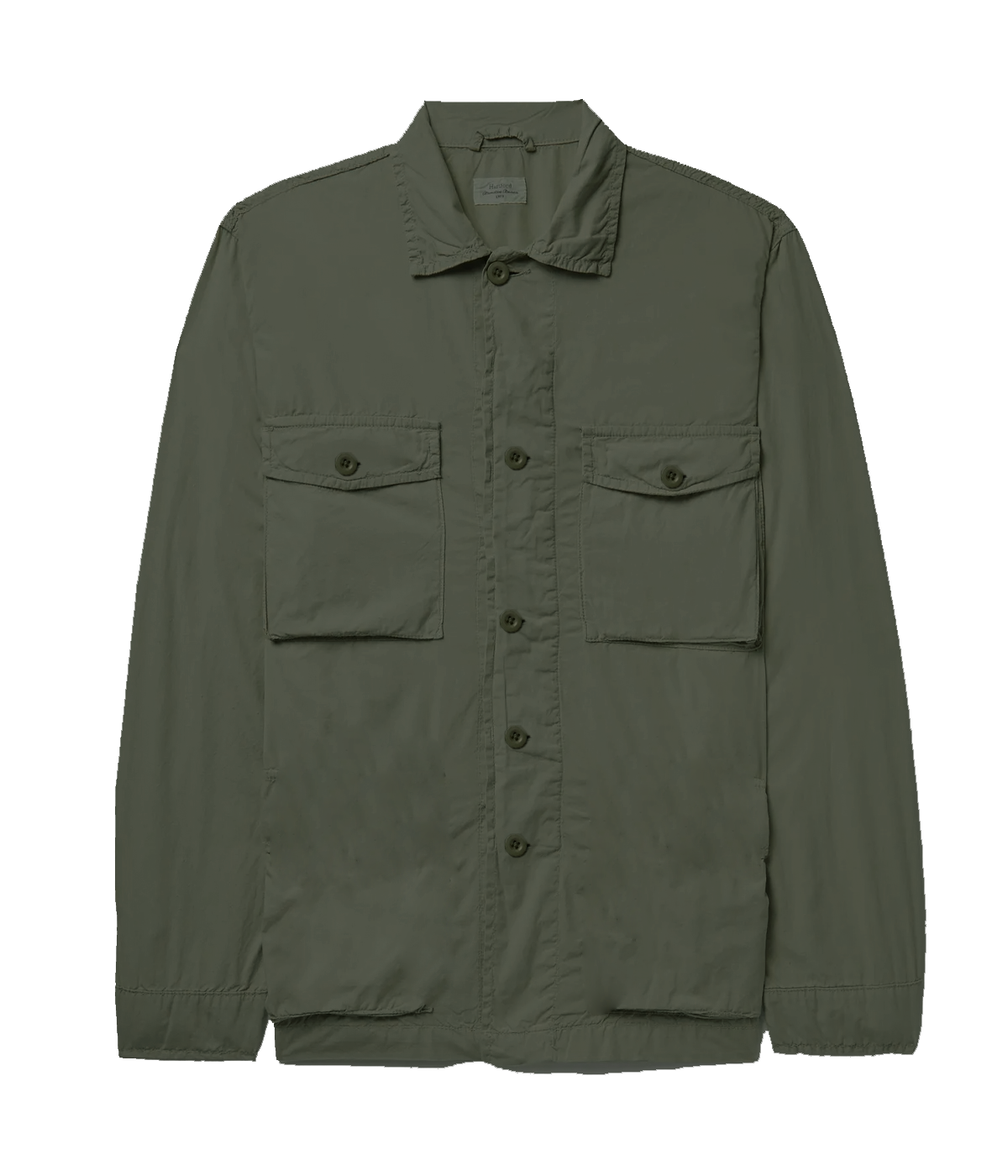 Jamwood Woven Jacket in Camo Overdyed Moss