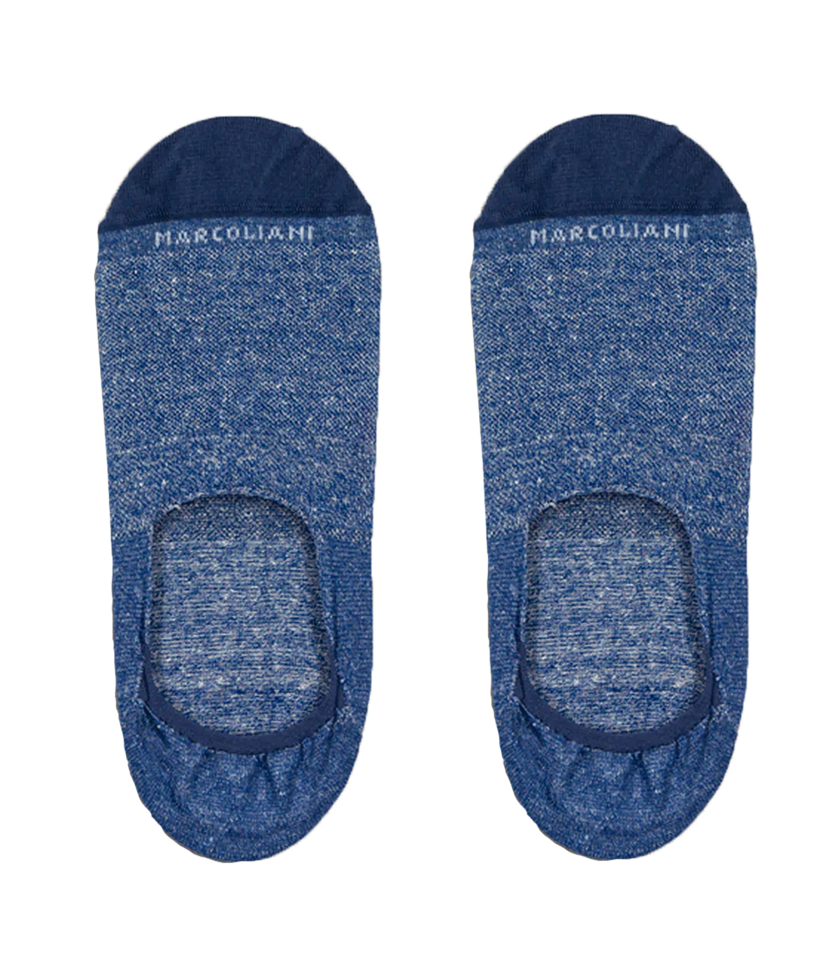 Invisible Pique Socks in Amalfi Blue